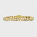 Iced Cuban Bracelet (Gold) - 8mm