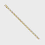 Iced Cuban Bracelet (Gold) - 8mm