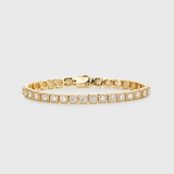 Micro Clustered Tennis Bracelet (Gold) - 5mm