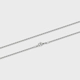 Women's Rope Chain (Silver) - 2mm
