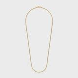 Women's Rope Chain (Gold) - 2mm