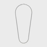Women's Rope Chain (Silver) - 4mm