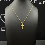 Solid Gold Cross Pendant