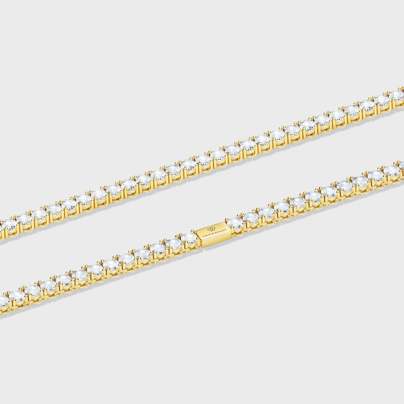 Tennis Chain (Gold) - 5mm