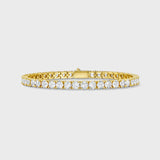 Women's Tennis Bracelet (Gold) - 5mm