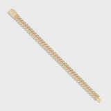 Iced Cuban Bracelet (Gold) - 10mm