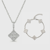 Clover Royale Chain + Bracelet (Silver)