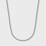 Round Box Chain (Silver) - 3mm