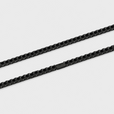Tennis Chain + Bracelet (Black) - 4mm