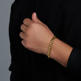 Cuban Link Bracelet (Gold) - 10mm