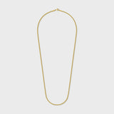 Women's Flat Snake Chain (Gold) - 2mm
