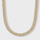 Iced Cuban Chain + Bracelet (Gold) - 10mm