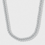 Iced Cuban Chain + Bracelet (Silver) - 8mm