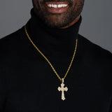 Arrow Cross Pendant (Gold)