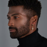 Cross Earrings (Gold)
