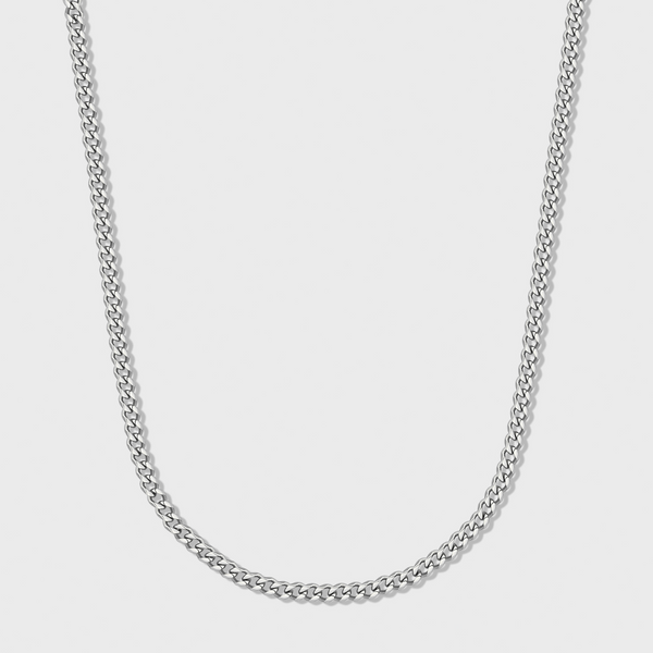 Women's Micro Cuban Chain (Silver)