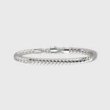 Miami Cuban Link Chain + Bracelet (Silver) - 5mm