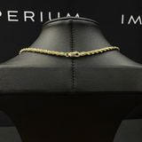 Solid Gold Rope Chain - 3mm