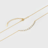 Moissanite Aurora Necklace (Gold)