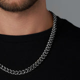 Cuban Link Chain (Silver) - 10mm