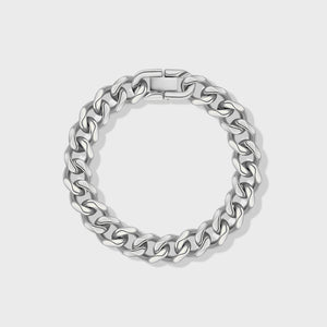 Cuban Link Bracelet (Silver) - 12mm