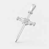 Nail Cross Pendant (Silver)
