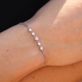 Moissanite Aurora Bracelet (Silver)