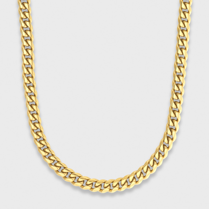 Women's Cuban Chain (Gold) - 5mm