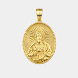 Jesus Sacred Heart Pendant (Gold)
