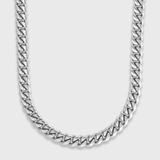 Women's Cuban Chain (Silver) - 8mm