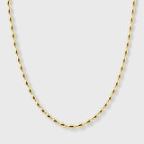 Oval Bead Chain (Gold) - 2.5mm