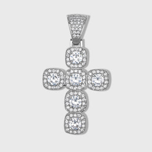 Radiant Cross Pendant (Silver)