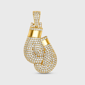 Boxing Gloves Pendant (Gold)