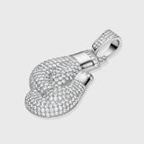 Boxing Gloves Pendant (Silver)
