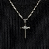 Nail Cross Pendant (Silver)