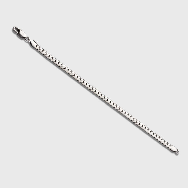 Miami Cuban Link Bracelet (Silver) - 5mm