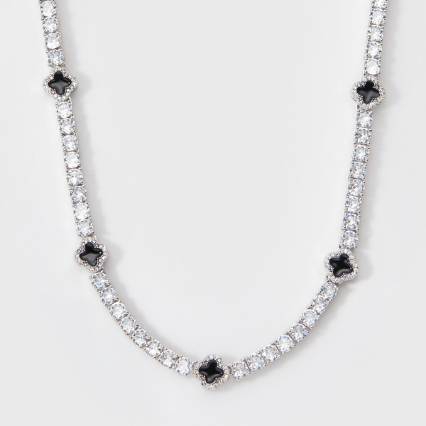 Black Clover Set - Chain + Bracelet + Ring