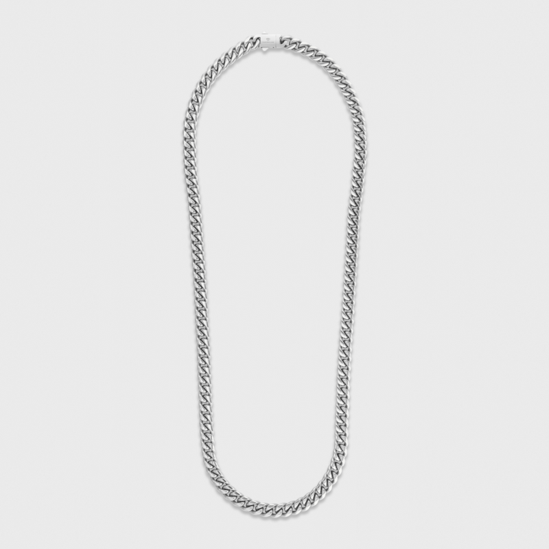 Women's Cuban Chain (Silver) - 8mm