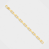 Boxed Anchor Bracelet (Gold) - 10mm