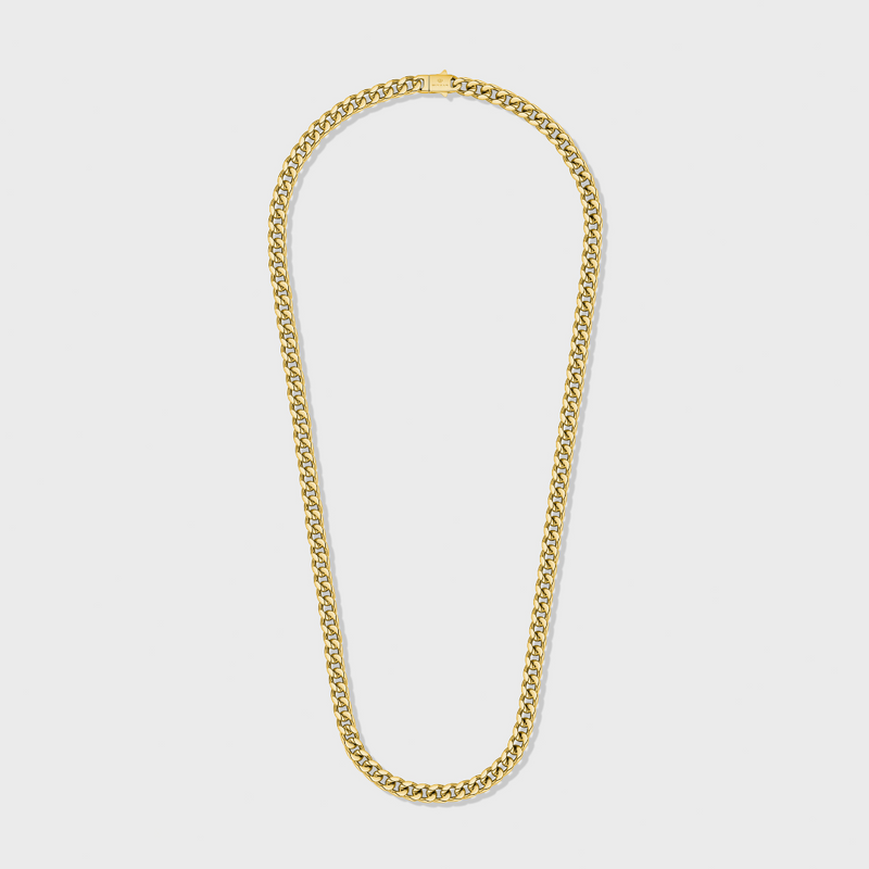 Women's Cuban Chain (Gold) - 5mm