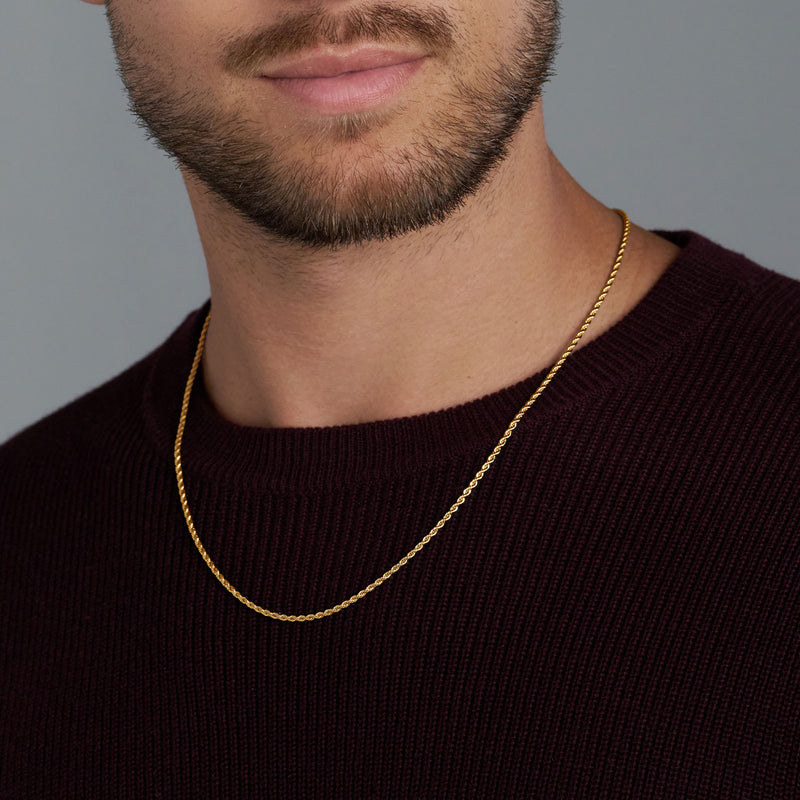 Rope Chain (Gold) - 2mm – Imperium