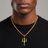 Trident Pendant (Gold)