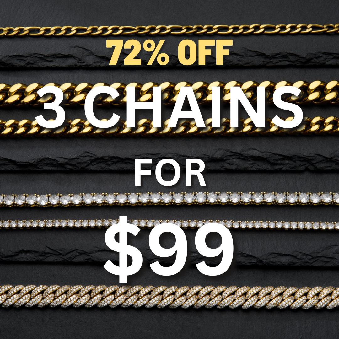 300 Chain 3 Chains for $99 - 72%OFF (Gold) – Imperium