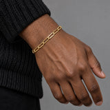 Paperclip Bracelet (Gold) - 6mm