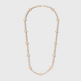 Women's Clover Tennis Chain (Gold) - 4mm