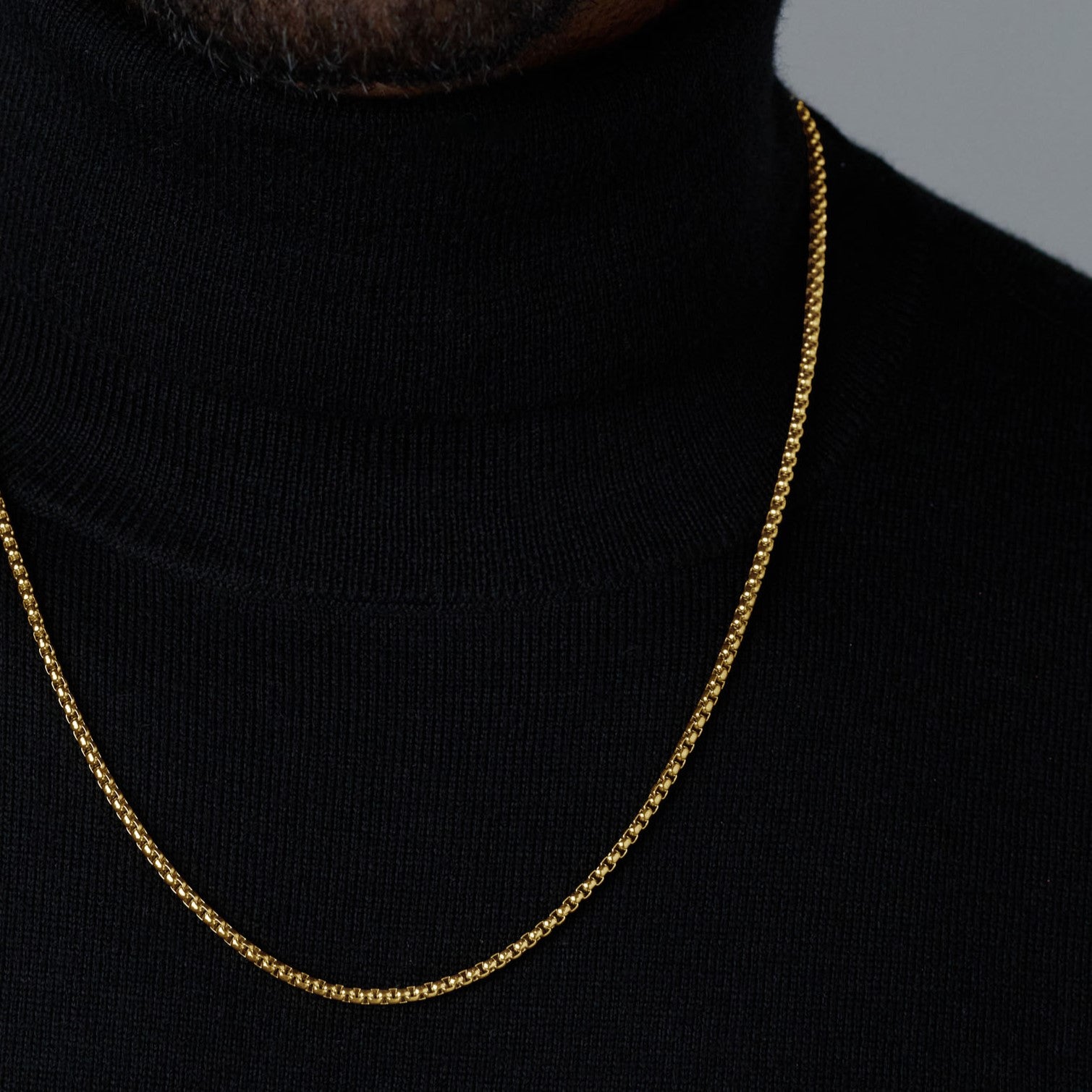 Round Box Chain (Gold) - 3mm – Imperium