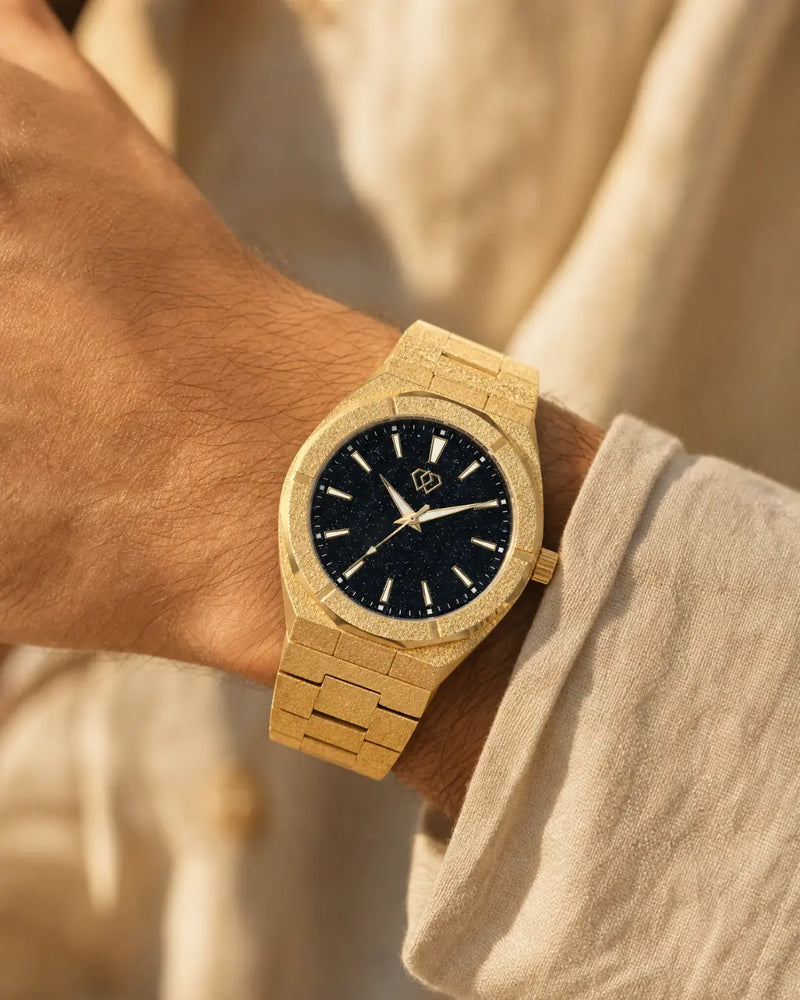 Frosted Gold Watch