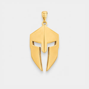 Spartan Helmet Pendant (Gold)