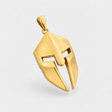Spartan Helmet Pendant (Gold)