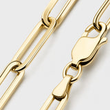 Paperclip Chain (Gold) - 6mm